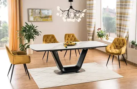 Jedálenské stoly Rozkladací jedálenský stôl ARMANI CERAMIC Signal