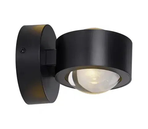 Svietidlá Schöner Wohnen 19331-18 - LED nástenné svietidlo CHIA 2xLED/2W/230V čierne 19331-18