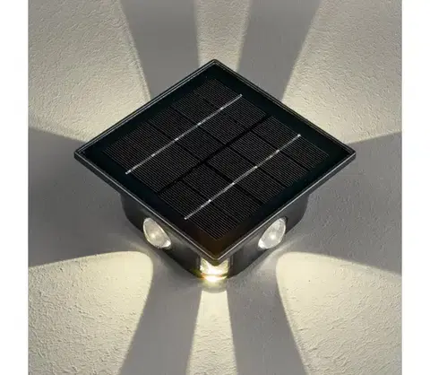 Svietidlá  08487L - LED Solárne nástenné svietidlo so senzorom LED/2W/5V IP54 08487L