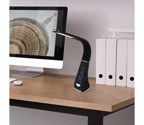 Lampy Eglo 97914 - LED Stolná lampa COGNOLI LED/3,2W/230V čierna 97914