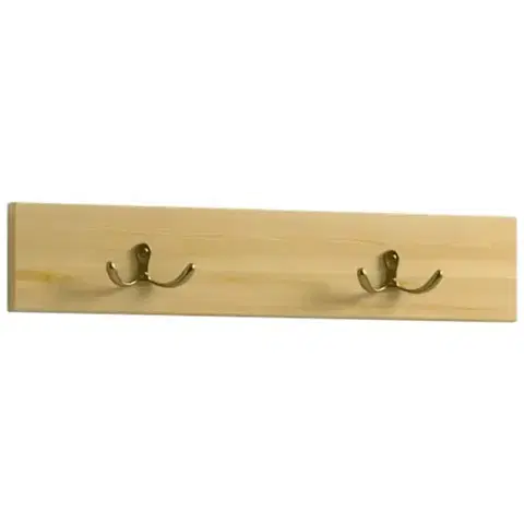 Vešiaky do predsiene Vešiak 2 Kov Rukoväť Borovica