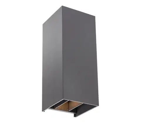 LED osvetlenie Redo 90636 - LED Vonkajšie svietidlo SONNY 2xLED/5W/230V 2200/4000K IP54 antracit 90636