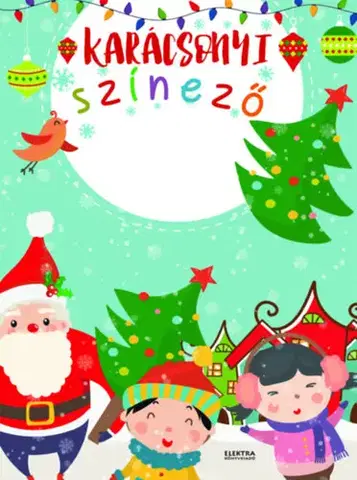 Pre deti a mládež - ostatné Karácsonyi színező - színes ceruzákkal