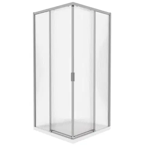 Sprchové kúty 90x90 Sprchový kút štvorcový Eter 90x90x190 chróm