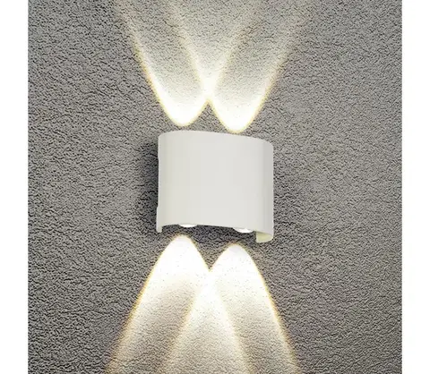 LED osvetlenie BRILAGI - LED vonkajšie nástenné svietidlo FLAREBOX LED/4W/230V biele IP65 BRI251
