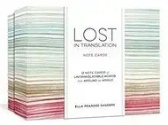 Cudzojazyčná literatúra Lost In Translation Note Cards - Ella Frances Sanders