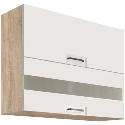 Kuchynské skrinky visiace Skrinka do kuchyne Favorit 42g Sonoma/White