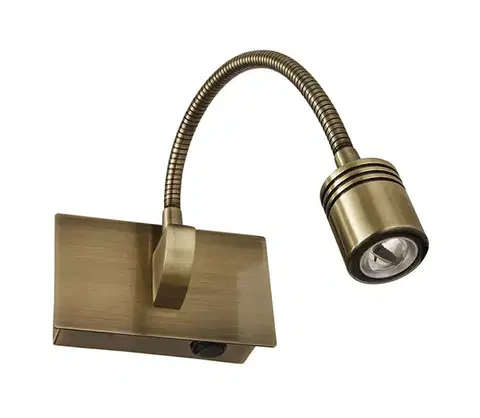 Svietidlá Ideal Lux - LED nástenné svietidlo LED/3W/230V bronzová