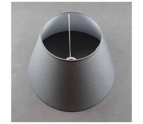 Lampy  Náhradné tienidlo k stolovej lampe E27 24x40 cm sivé 8352