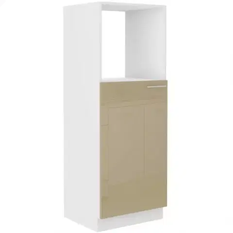 Kuchynské skrinky stojace Kuchynská skrinka Lara 60dkpl-162 1f Bb Mdf Cappucino lesk