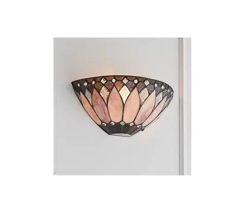 Svietidlá Endon 63983 - Nástenné svietidlo Tiffany BROOKLYN 1xE14/40W/230V 63983