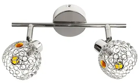 Stropná svetla Nástenná bodová lampa ARON 2xG9 Candellux
