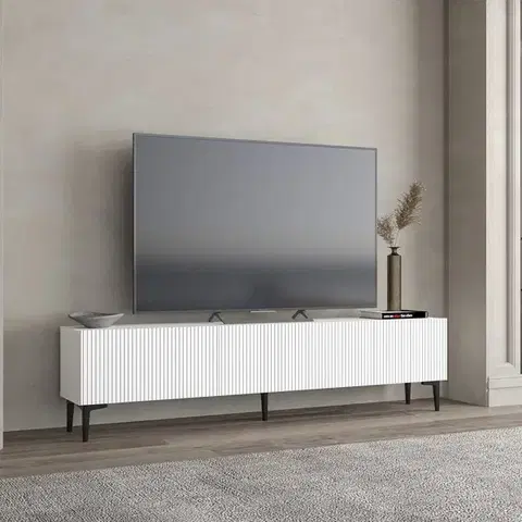 TV stolíky TV stolík Oscar - White