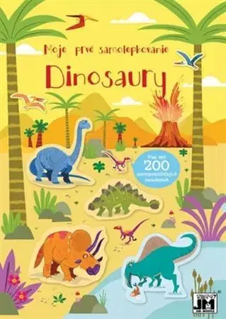Nalepovačky, vystrihovačky, skladačky Moje prvé samolepkovanie - Dinosaury