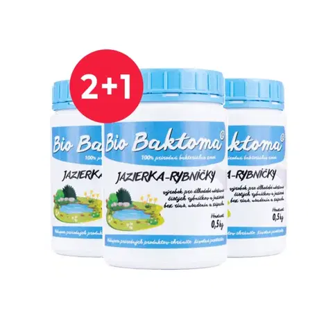 Upratovanie Baktérie do jazierka AKCIOVÉ BALENIE 2+1 - Bio Baktoma JR 0,5 kg