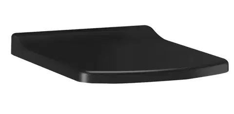 Záchody SAPHO - LARA WC sedátko, SLIM, Soft Close, čierna matná KC1603.01