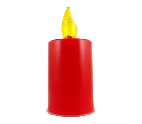 Lampy  LED Sviečka LED/2xAA teplá biela 10,8 cm červená 028 0000243