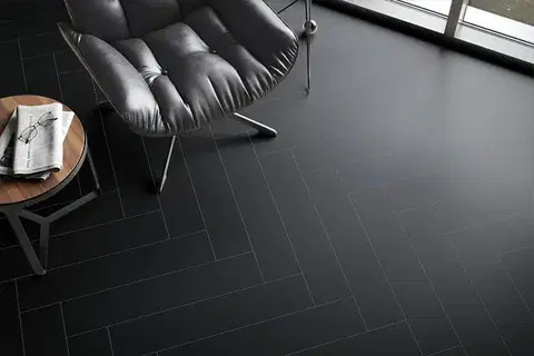 Falquon the floor Herringbone FALQUON THE FLOOR Herringbone Black U190 HB