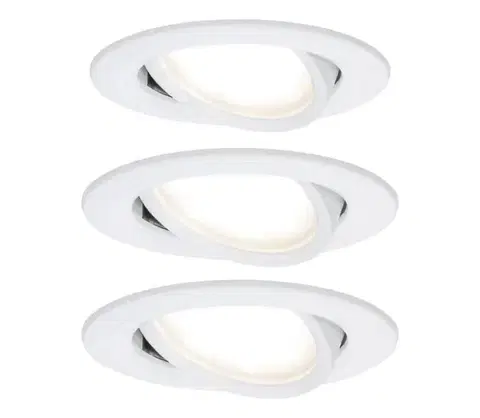 Svietidlá Paulmann 93449 - SADA 3xLED/6,5W IP23 Kúpeľňové podhľadové svietidlo NOVA 230V 93449