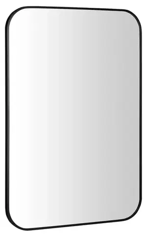Kúpeľňový nábytok SAPHO - AROWANA zrkadlo v ráme 60x80cm, čierna mat AWB0600