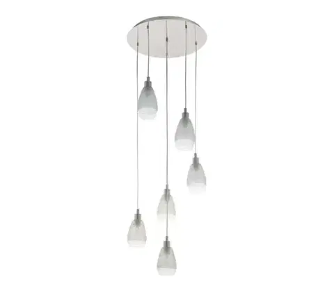 Svietidlá Eglo 39502 - Luster na lanku SIRACUSA 6xE27/60W/230V 39502