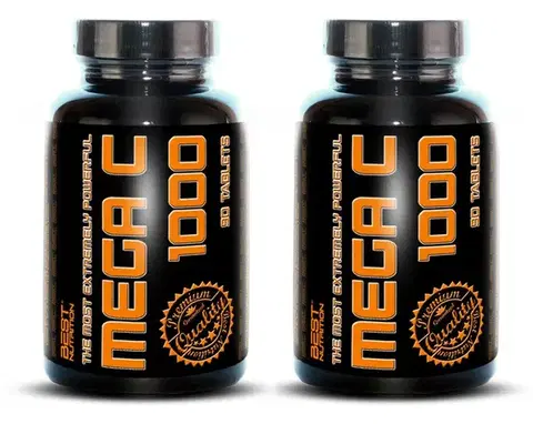 Vitamín C 1+1 Zadarmo: Mega C 1000 - Best Nutrition 90 tbl. + 90 tbl.