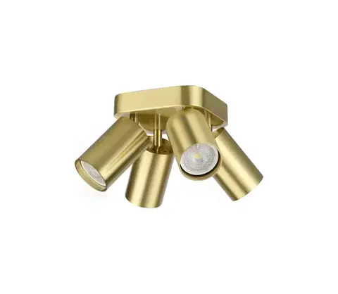 Svietidlá Ideal Lux - LED bodové svietidlo DYNAMITE 4xGU10/7W/230V CRI 90 mosadz 371306