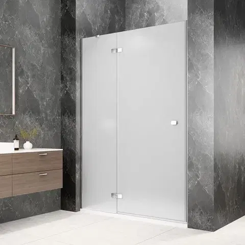Sprchovacie kúty POLYSAN - GLOBE CHROME sprchové dvere do niky 900, matné sklo, ľavá GB1090MLC