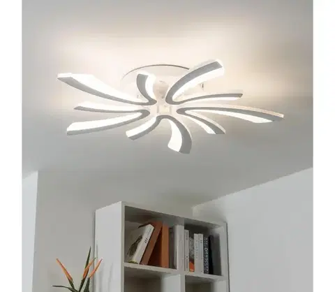Svietidlá BRILAGI - LED Stmievateľný prisadený luster TWIST LED/55W/230V 3000-6500K biela + DO BG-J3313/W