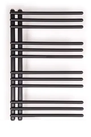 Radiátory do kúpeľne Radiátor kombinovaný SAT HTO 74x50 cm čierna matná SATRAHTO500740BL SATRAHTO500740BL