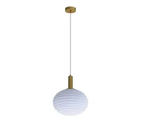 Svietidlá Eglo 300499 - Závesné svietidlo ERCALTO 1xE27/25W/230V zlaté 300499