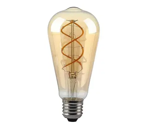 LED osvetlenie  LED Stmievateľná žiarovka FILAMENT ST64 E27/4,8W/230V 1800K 217416