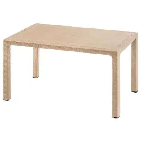 Záhradné stoly Plastový stôl Infinitty béžový
