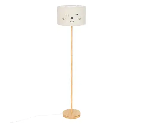 Lampy Atmosphera - Detská stojacia lampa FÉLIX 1xE27/40W/230V s motívom mačky 200509