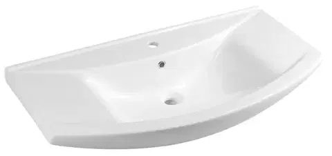 Umývadlá AQUALINE - ZERO 97 keramické umývadlo nábytkové 97x51cm, biela 6095