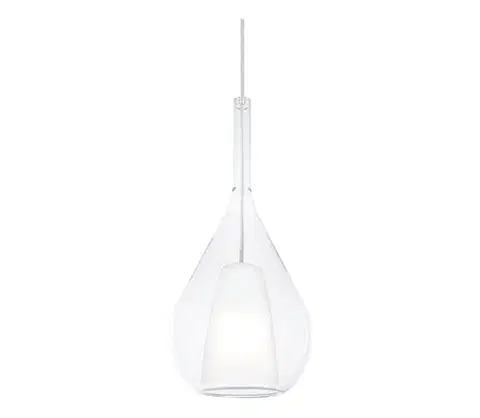 Svietidlá Ideal Lux - Luster na lanku KALIQUE 1xE27/42W/230V pr. 18 cm priehľadný 360072
