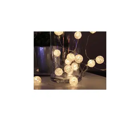 Vianočné dekorácie Eglo 411068 - LED  reťaz DEW DROP 15xLED/3xAA 1,4m 726-32
