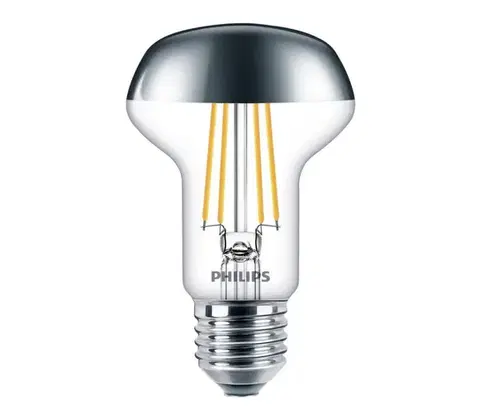 Žiarovky LED Žiarovka so zrkadlovým vrchlíkom Philips DECO E27/4W/230V 2700K 8718699773595