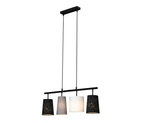 Svietidlá Brilo 4027-045 - Luster na lanku SHADES 4xE27/40W/230V 4027-045