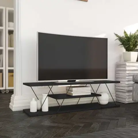 TV stolíky TV stolík Canaz v2 - Anthracite, Grey