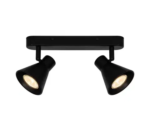 Svietidlá Nordlux - Bodové svietidlo EIK 2xGU10/35W/230V čierne 45770103