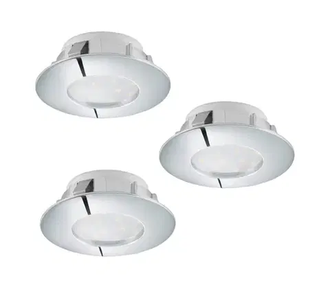 LED osvetlenie Eglo 95808 - SADA 3x LED podhľadové svietidlo PINEDA LED/6W/230V 95808
