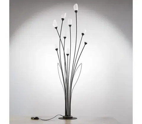 Lampy Jupiter 2058 - Stojacia lampa GLORIOSA 9xG9/14W/230V čierna 2058