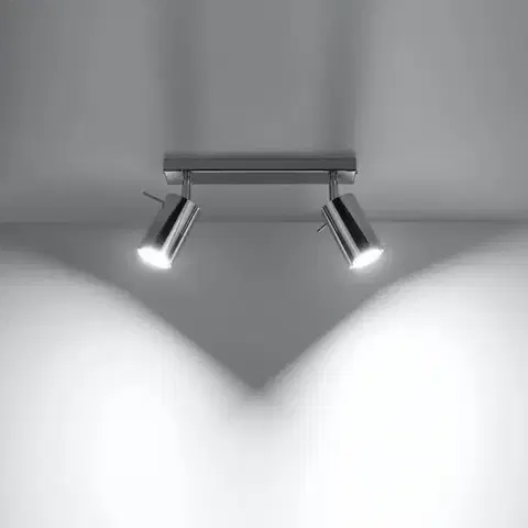 Lampy do obývačky Stropné bodové svietidlo Oregon 2 A-0728 chróm