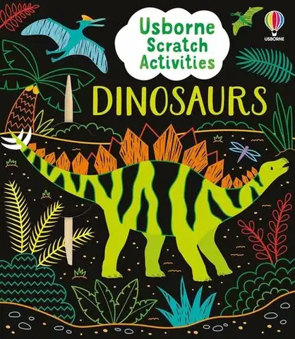 Pre deti a mládež - ostatné Usborne Scratch Activities Dinosaurs - Sam Baer,Diego Vaisberg