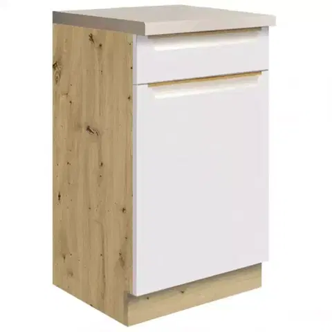 Kuchynské skrinky stojace Skrinka do kuchyne Glamour3d White