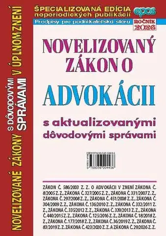 Zákony, zbierky zákonov Novelizovaný zákon o advokácii 7/2026