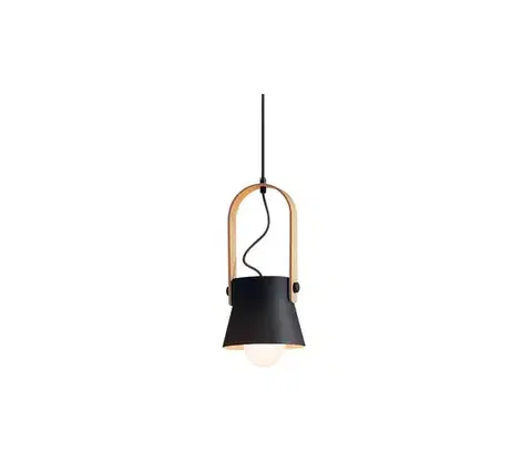 Svietidlá Zam 18192 - Luster na lanku 1xE27/40W/230V čierna 18192
