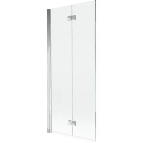 Sprchové dvere MEXEN - Mist vaňová zástena 2-krídlová ľavá 80 x 150, transparent, chróm 8A9-080-002-01-00-L