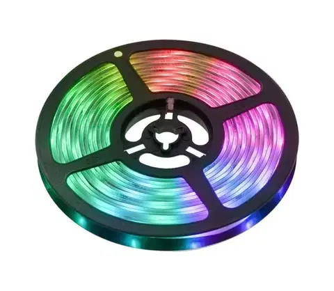 LED osvetlenie  - LED RGBW Inteligentný stmievateľný pásik 5m LED/230V Wi-Fi Tuya + diaľkové ovládanie 52000395